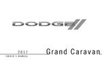 2017 dodge grand caravan owner manual