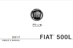 2017 fiat 500l owner manual