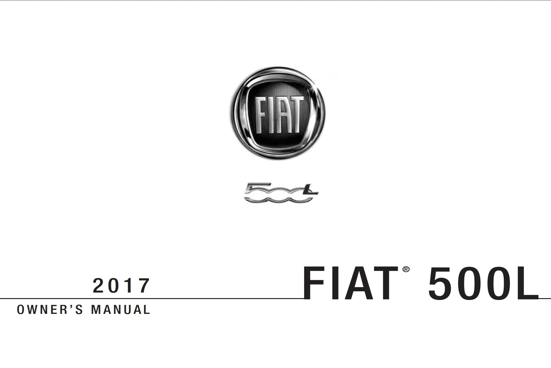 2017 fiat 500l owner manual