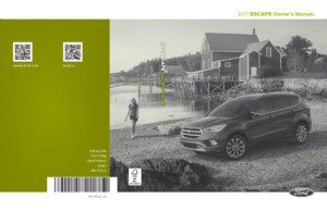 2017 ford escape owner's manual