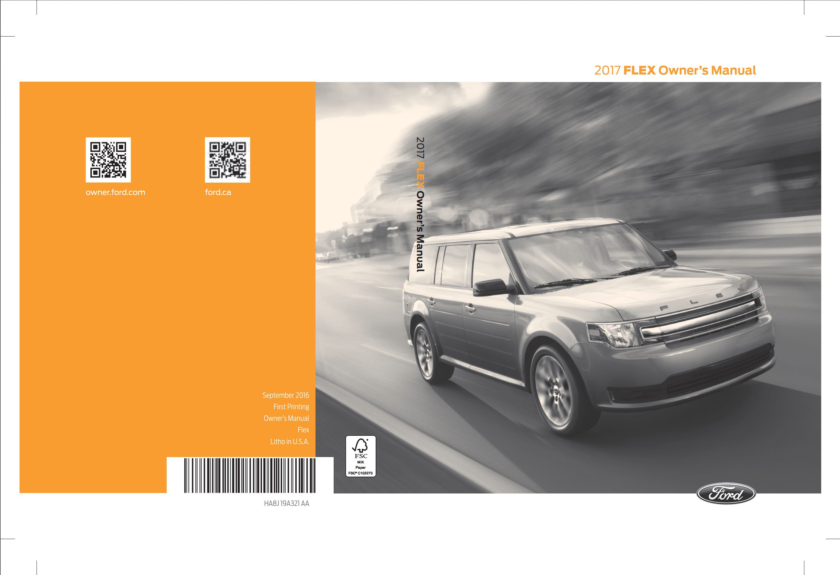 2017 ford flex owner's manual