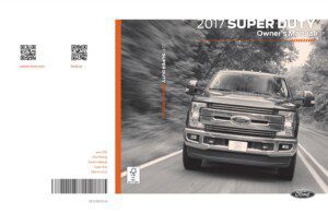 2017 ford super duty owner's manual