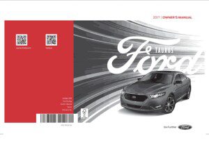 2017 ford taurus owner's manual