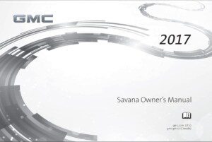 2017 gmc savana owner's manual