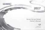 2017 gmc terrain owner's manual