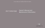 2017 infiniti q60 owner's manual