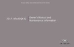 2017 infiniti qx30 owner's manual