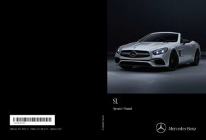 2017 mercedes benz sl class owner's manual