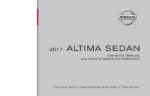 2017 nissan altima sedan owner's manual