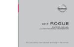 2017 nissan rogue owner's manual