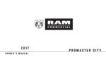 2017 ram promaster city owner's manual