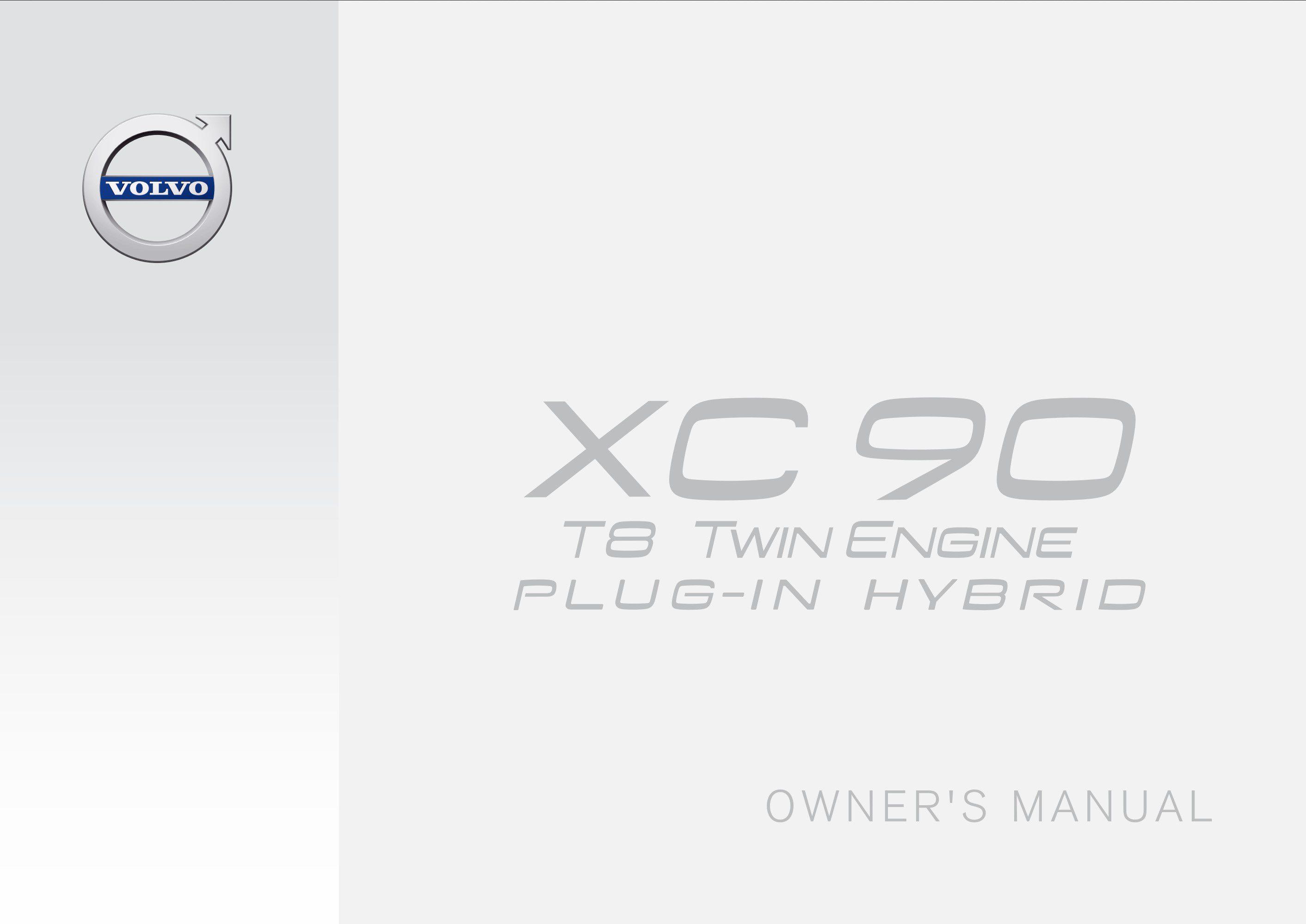 2017 volvo xc90 twin engine hybrid owner's manual