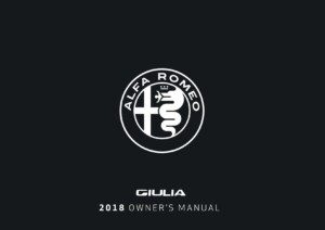 2018 alfa romeo giulia owner manual