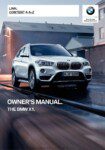 2018 bmw x1 owner's manual