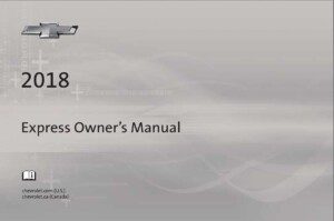 2018 chevrolet express owner's manual