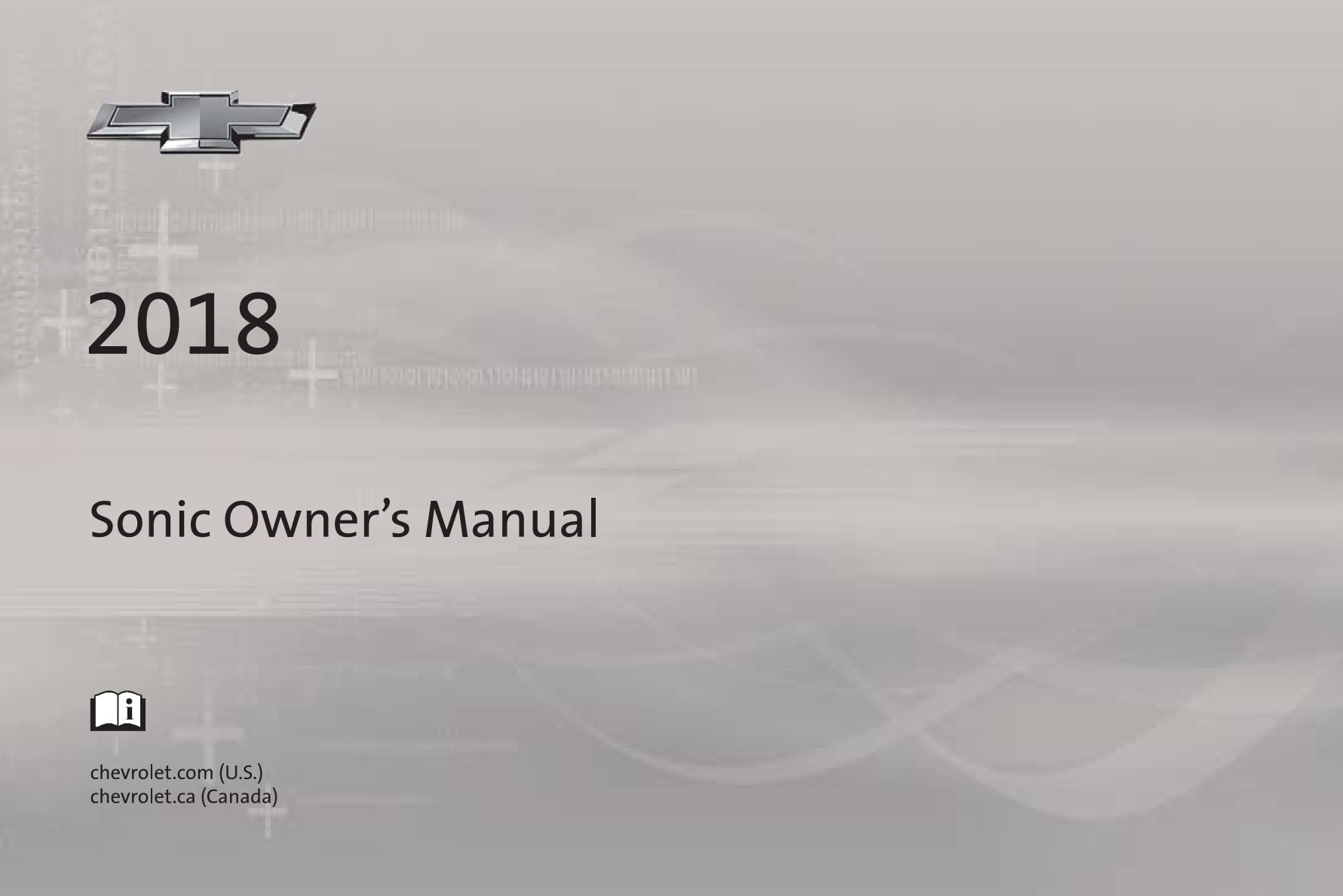 2018 chevrolet sonic owner's manual