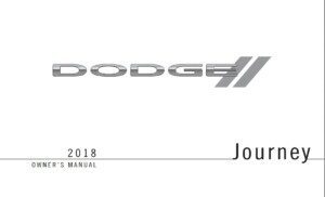 2018 dodge journey owner's manual