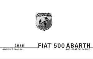 2018 fiat 500 abarth owner manual