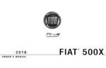 2018 fiat 500x owner manual