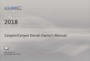 2018 gmc canyon owner's manual