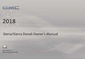 2018 gmc sierra owner's manual