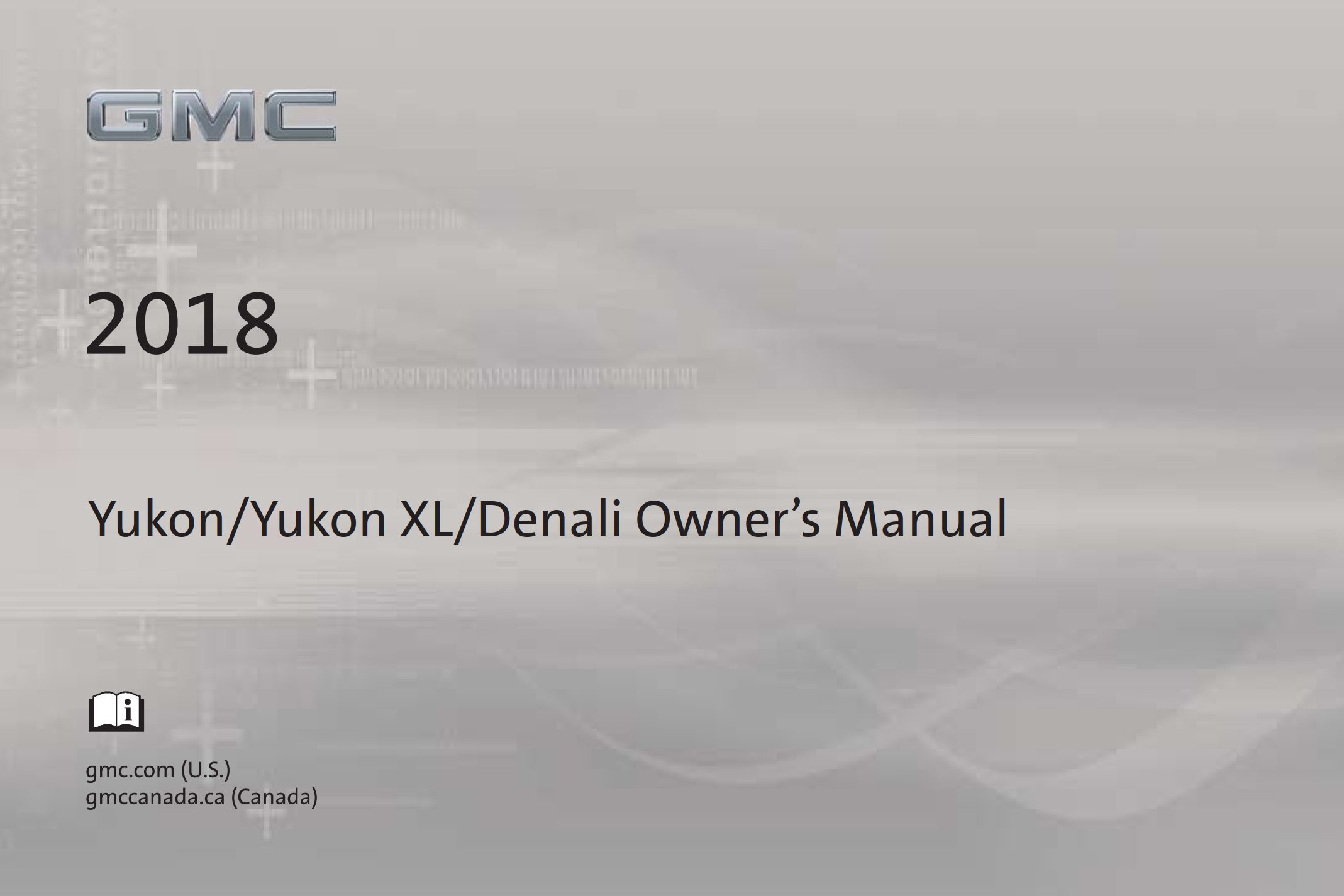 2018 gmc yukon xl owner's manual