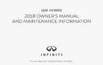 2018 infiniti q50 hybrid owner's manual