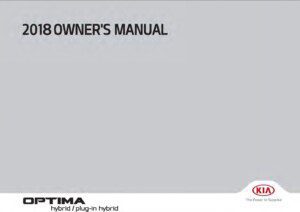 2018 kia optima hev phev owner manual