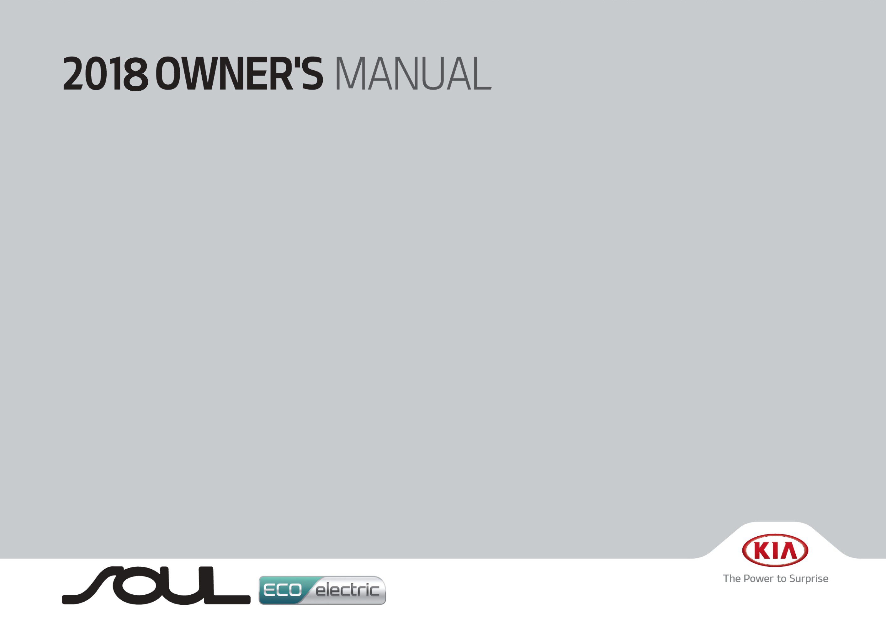 2018 kia soul ev owner manual