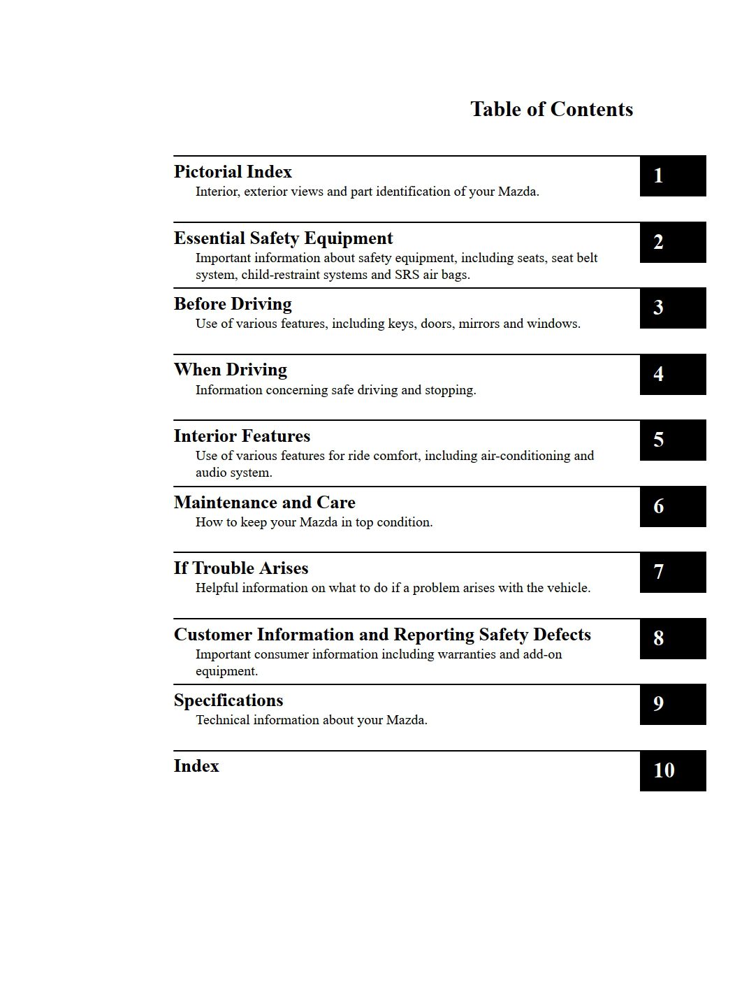 2018 mazda cx3 owner's manual