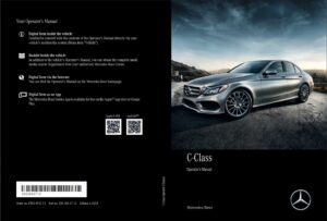 2018 mercedes benz c class owner's manual