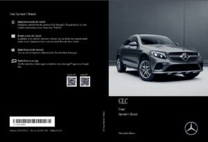 2018 mercedes benz glc coupe owner's manual