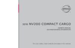 2018 nissan nv200 compact cargo owner's manual