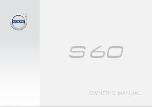 2018 volvo s60 owner's manual