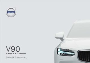 2018 volvo v90 cross country owner's manual