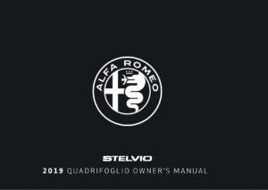 2019 alfa romeo stelvio owner manual