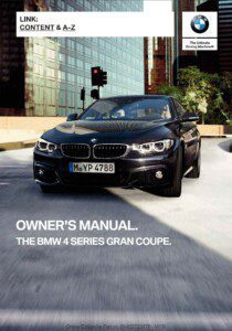 2019 bmw 4 series owner's manual