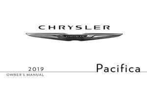 2019 chrysler pacifica owner's manual