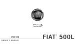 2019 fiat 500l owner manual