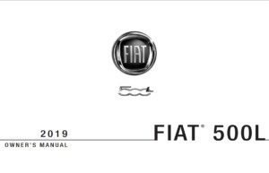 2019 fiat 500l owner manual