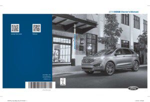 2019 ford edge owner's manual