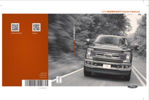 2019 ford f350 super duty owner's manual