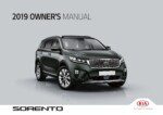 2019 kia sorento owner manual