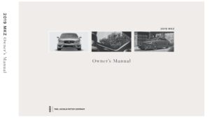 2019 lincoln mkz owner's manual