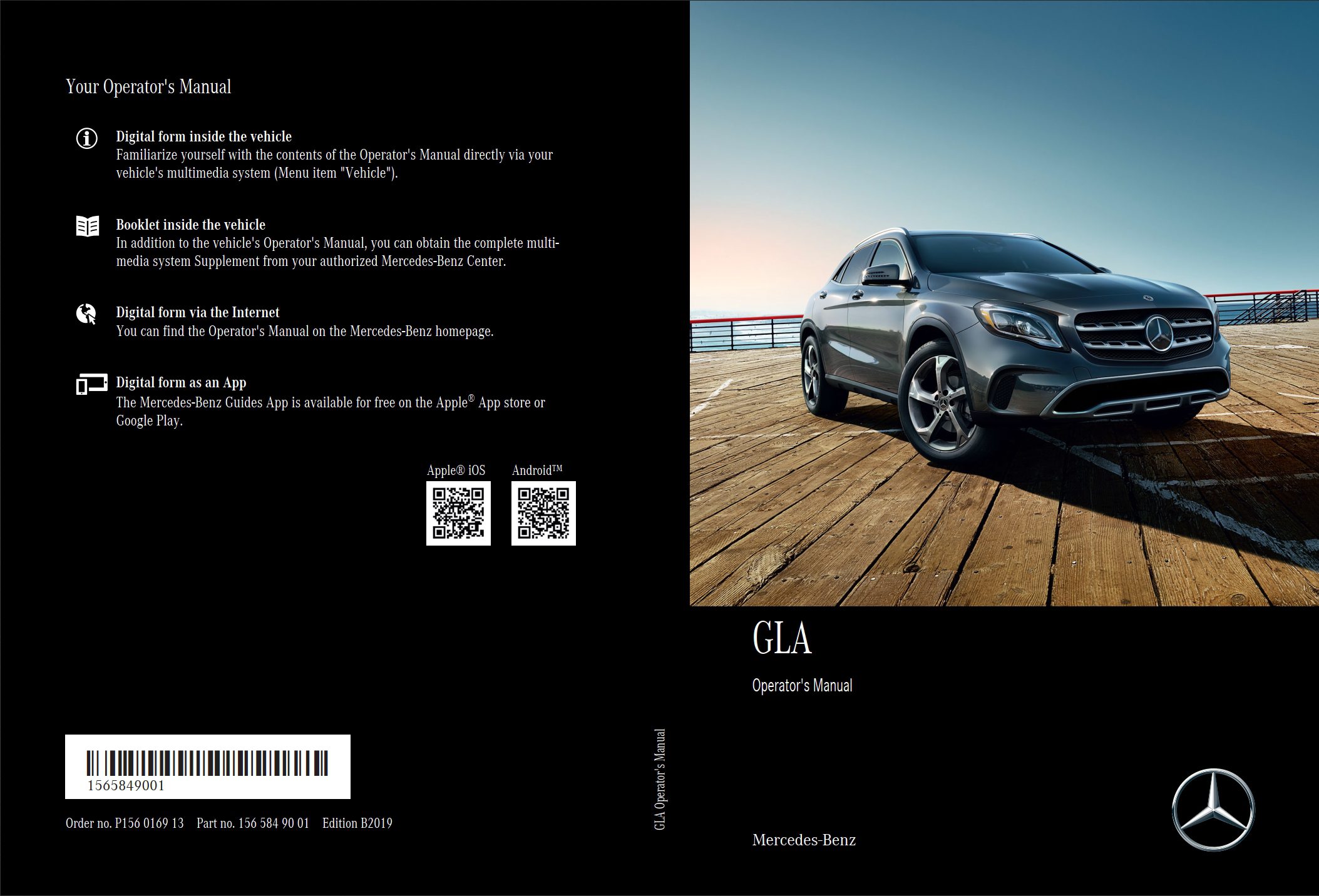 2019 mercedes benz gla owner's manual