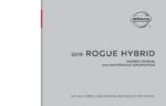 2019 nissan rogue hybrid owner's manual