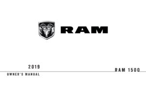 2019 ram 1500 owner's manual