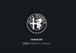 2020 alfa romeo giulia owner manual