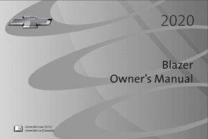 2020 chevrolet blazer owner's manual