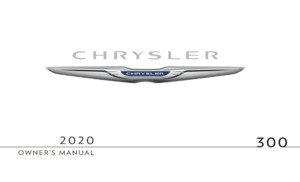 2020 chrysler 300 owner's manual